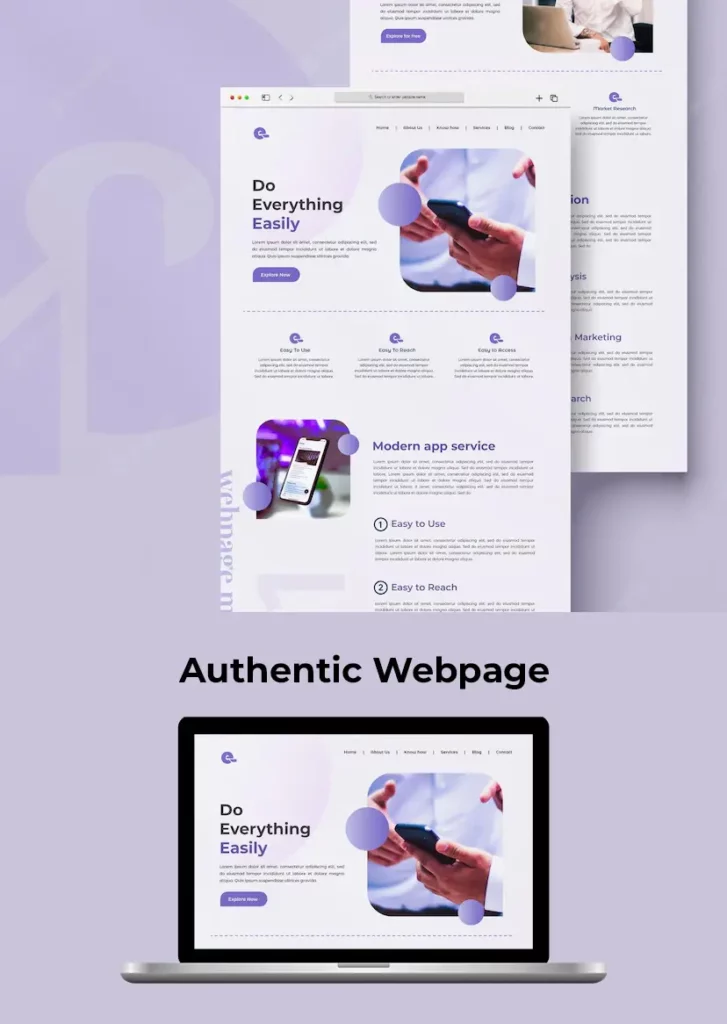 Tools Authentic Webpage